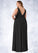 Vanessa A-Line Pleated Chiffon Floor-Length Dress P0019618