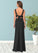 Charlee A-Line Pleated Chiffon Floor-Length Dress P0019626