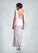 Cherish Sheath Sweetheart Neckline Stretch Satin Ankle-Length Dress P0020018