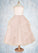 Ashlee A-Line Beaded Tulle Ankle-Length Dress P0020151
