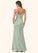 Margaret Mermaid Pleated Mesh Floor-Length Dress P0019596