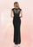 Athena Mermaid Lace Floor-Length Dress P0019932