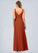 Emily A-Line Ruched Chiffon Floor-Length Dress P0019734