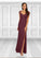 Melody Mermaid Sequins Chiffon Floor-Length Dress P0019921