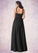 Brooklyn A-Line Sweetheart Neckline Chiffon Floor-Length Dress P0019745