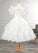 Addison Ball-Gown Organza Knee-Length Dress P0020176