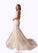 Lorelei Mermaid Sequins Tulle Chapel Train Dress P0020058