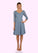 Michelle A-Line Lace Knee-Length Dress P0019899