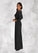 Jaida Mermaid Sequins Luxe Knit Floor-Length Dress P0019948