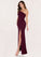 Lucinda Sheath One Shoulder Luxe Knit Floor-Length Dress P0019812