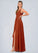 Emily A-Line Ruched Chiffon Floor-Length Dress P0019734