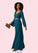 Geraldine A-Line Pleated Chiffon Floor-Length Dress P0019904