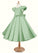 Gertrude Ball-Gown Pleated Matte Satin Tea-Length Dress P0020157
