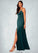 Iyana A-Line Stretch Satin Floor-Length Dress P0019692