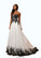 Milagros Ball-Gown Lace Tulle Chapel Train Dress P0020135
