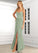 Lilith A-Line Pleated Luxe Knit Floor-Length Dress P0019803