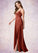 Naomi A-Line Pleated Stretch Satin Floor-Length Dress P0019624