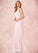 Isabella A-Line Ruched Chiffon Floor-Length Dress P0019689