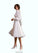 Shayla A-Line Pleated Chiffon Knee-Length Dress P0020070