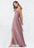 Tanya A-Line Pleated Chiffon Floor-Length Dress P0019598