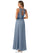Leticia A-Line Chiffon Floor-Length Dress P0019778
