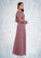 Stella A-Line Sequins Chiffon Floor-Length Dress P0019851