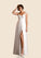 Brittany A-Line Lace Chiffon Floor-Length Dress P0020133