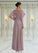 Maya A-Line Sequins Lace Floor-Length Dress P0019941
