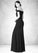 Jakayla Empire Off the Shoulder Chiffon Floor-Length Dress P0019632