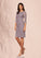 Jaslene Sheath Lace Knee-Length Dress P0019880