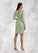 Bella Sheath Lace Knee-Length Dress P0019911