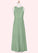 Madilyn A-Line Pleated Chiffon Floor-Length Junior Bridesmaid Dress P0019982