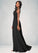 Katharine A-Line Lace Chiffon Floor-Length Dress P0019765