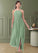 Jordyn A-Line Pleated Chiffon Floor-Length Junior Bridesmaid Dress P0019968
