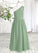 Mimi A-Line Pleated Chiffon Floor-Length Junior Bridesmaid Dress P0019975
