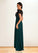 Sarah A-Line Lace Floor-Length Dress P0019944