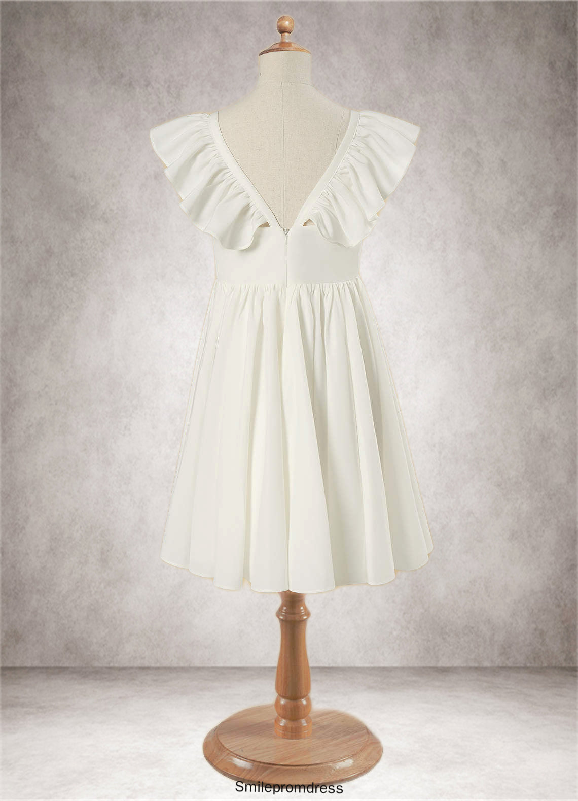 Lillian A-Line Stretch Satin Tea-Length Dress P0020143