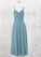Arielle A-Line Pleated Chiffon Floor-Length Junior Bridesmaid Dress P0019972