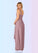 Ellie A-Line Pleated Chiffon Floor-Length Dress P0019828