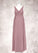 Serenity A-Line Pleated Chiffon Floor-Length Dress P0019616