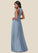 Precious A-Line Chiffon Floor-Length Dress P0019640