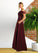 Kristen A-Line Sequins Mikado Floor-Length Dress P0019936