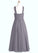 Regan A-Line Pleated Chiffon Floor-Length Junior Bridesmaid Dress P0019977