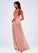 Tara A-Line Lace Floor-Length Dress P0019750
