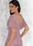 Peyton A-Line Pleated Chiffon Floor-Length Dress P0019866