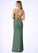 Ashleigh Sheath Corset Mesh Floor-Length Dress P0019746