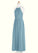 Averi A-Line Pleated Chiffon Floor-Length Junior Bridesmaid Dress P0020009