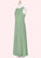 Madilyn A-Line Pleated Chiffon Floor-Length Junior Bridesmaid Dress P0019982
