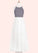 Amaris A-Line Pleated Chiffon Floor-Length Junior Bridesmaid Dress P0020008