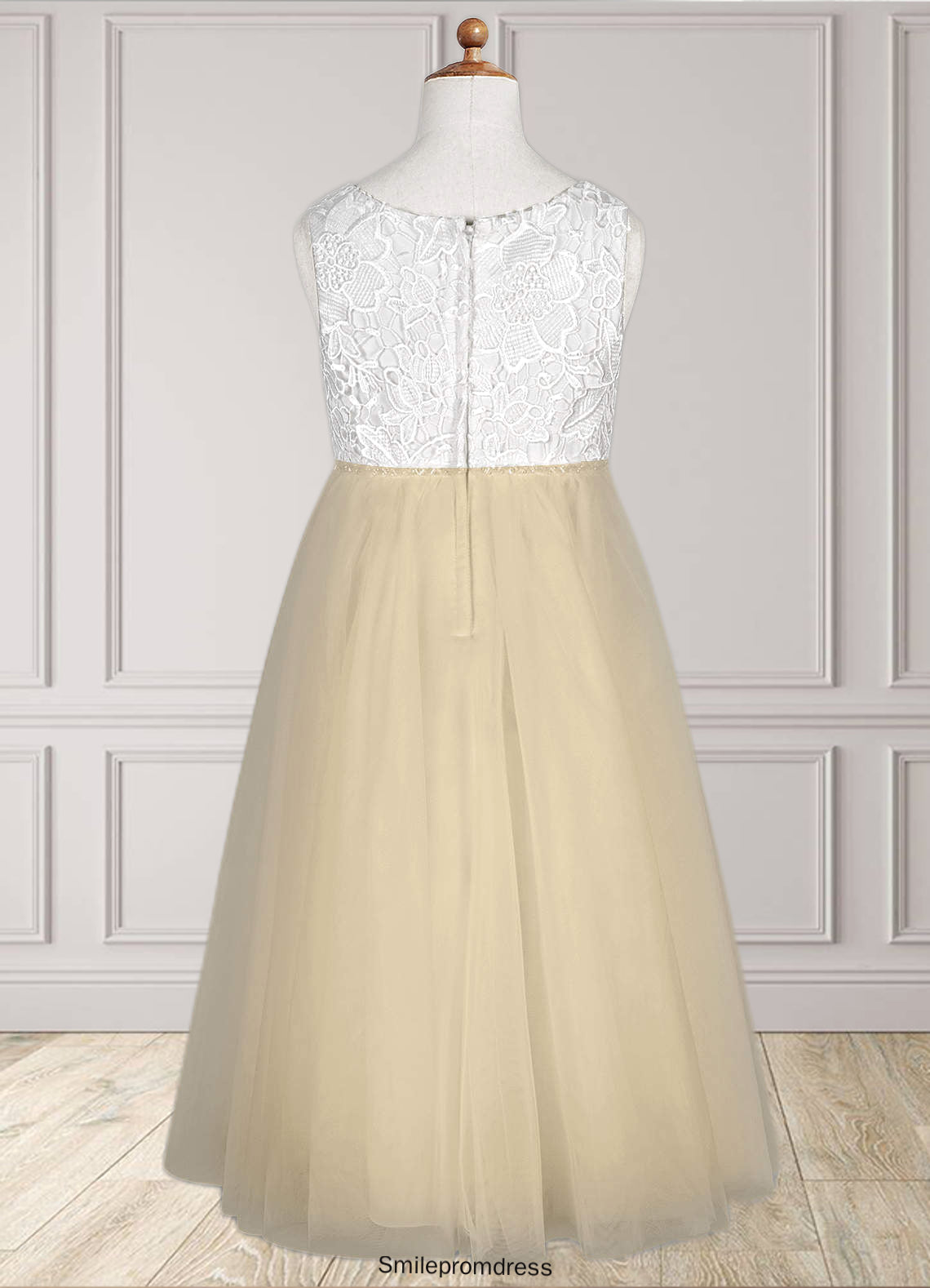 Ingrid Ball-Gown Sequins Tulle Tea-Length Dress P0020155